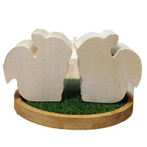 Wood Carving Blank Animal Shape Linden Wood DIY Craft For Home Office <b>Gifts</b> - Product Image 3