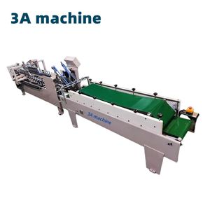 3ACQ^580E Box Folding Gluing Machine Cardboard Box Folding Machine Cardboard <b>Folder</b> Gluer Machine Ffolder Gluer - Product Image 3