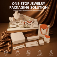 Boîte à bague LED de luxe avec logo personnalisé, solution d'emballage pour bijoux, fourniture pour chaînes de magasins de détail, étui cadeau pour mariage et fiançailles
