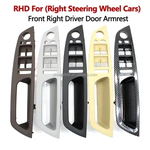 Manija de puerta derecha RHD para coche BMW, manija de puerta Interior izquierda y derecha, color Beige, negro, Moka, gris, para BMW X5, X6, E70, E71, E72, 4 Uds.