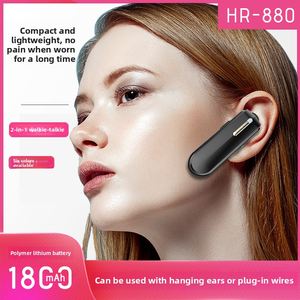 Mini không dây Ear-Hook <span class=keywords><strong>intercom</strong></span> cho điện thoại di động nhỏ Walkie Talkie cho Thẩm mỹ viện nhà hàng khách sạn - Product Image 4