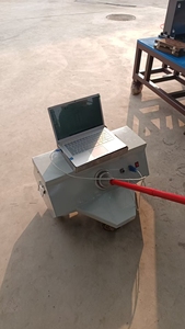 Impact Testing <b>Machine</b> by Xi'an Wuxing Shangmu Instrument Co Ltd with Red Handle and Wheel Base for Laboratory Use - Product Image 6