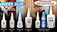 T7000 Klebstoff 15ml 25ml 50ml 110ml Schwarz Superstark Speziell für Handy-Elektronik-Reparatur Uhren