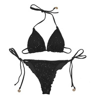 Bekende merken op maat gemaakte badkleding string bikini lage taille sexy bikini sets strandkleding groothandel meisjes badkleding designer badpakken