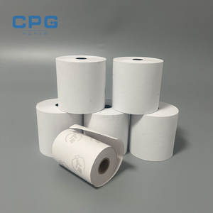 Rouleaux de papier thermique de qualité supérieure 55 g/m² 57x30 mm, papier de reçu résistant à la chaleur pour terminal de carte de crédit et terminal de point de vente - Product Image 1