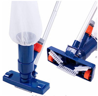 ICEGALAX Spa Kit de brosse de nettoyage de piscine Buse d'aspiration Dispositif d'aspiration Buse torrent avec barre à poils pour le nettoyage de la baignoire SPA