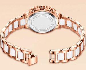 Relojes Deportivos de Cuarzo para Mujer, con Caja de Acero Inoxidable Personalizada de Fábrica, Calendario con Diamantes, Visualización de 24 Horas, <span class=keywords><strong>Cronómetro</strong></span> Luminoso - Product Image 6