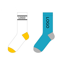Chaussettes habillées de luxe mi-mollet en coton mercerisé pour hommes, sans couture, reliées à la main, personnalisables avec logo – Vente en gros