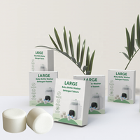 Tablettes nettoyantes effervescentes jetables écologiques FBA pour biberons, anti-taches de lait et anti-calcaire