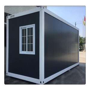 Structure en acier, cabine modulaire portable, maison préfabriquée en conteneur, maison mobile pour usage de bureau - Product Image 1