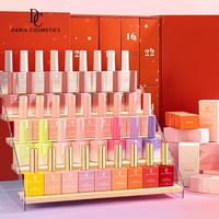 Personnalisé Oem Caps Brosse Colorée 10ml 12ml Carré Vide Emballage En Verre Uv Gel Vernis À Ongles Bouteille