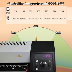 Electric Semi-Automatic Entry Width 230mm <b>A4</b> <b>Paper</b> Hot Thermal Laminating Pouch Laminator Lamination Machines - Product Image 3