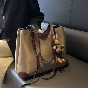 Trending Oxford Tote <b>Bag</b> for Women 2025 New Large Capacity Contrast Color Casual Versatile Single-Shoulder Underar - Product Image 3