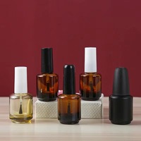 Envase para Esmalte de Uñas con Tapa de Bambú, Botella Vacía para Esmalte de Uñas con Tapa de Madera, Botella para Esmalte de Uñas de Bambú