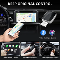 Nouvel adaptateur sans fil intelligent 2 en 1 Wifi Carplay, convertisseur Android Auto, clé USB pour les unités principales de téléphone Apple iPhone Android