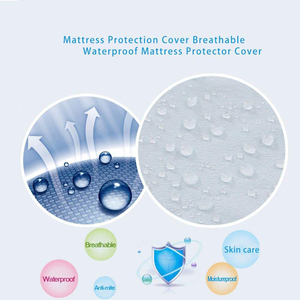 Customized Cotton Terry Laminated with TPU Waterproof Mattress Protector Waterproof Pillow Protector/Cover - Product Image 5