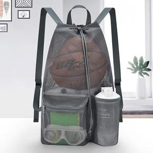 Échantillon gratuit Sac à dos unisexe adulte grand format Sac de natation pour enfants Sac à dos de nageur imperméable Maille noire Meilleurs sacs de natation pour nageurs - Product Image 3