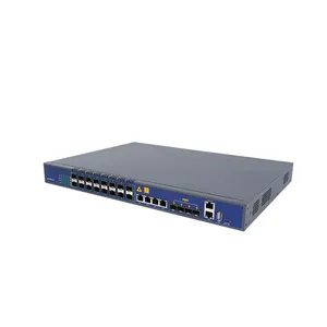 光纤设备1U 19英寸16 PON GPON OLT 16端口GPON + 4GE RJ45 + 4 SFP端口OLT兼容华为中兴ONU