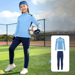 Nuova <span class=keywords><strong>Maglia</strong></span> <span class=keywords><strong>Invernale</strong></span> per Bambini con Mezza Zip a Righe, 100% Poliestere, Uniforme da Calcio, per Allenamento, Partite, Squadra, <span class=keywords><strong>Ciclismo</strong></span> - Product Image 2