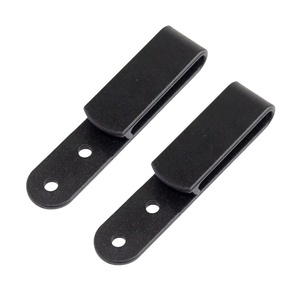 उच्च गुणवत्ता वाले मुद्रांकन काले रंग को छुपा ले प्लास्टिक होल्स्टर क्लिप धातु बेल्ट क्लिप - Product Image 3