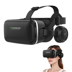 ชุดหูฟัง VR น้ำหนักเบา ประสบการณ์ภาพและเสียงสมจริง VR Box เลนส์ HD ขนาด 40 มม. แว่นตาเสมือนจริงสำหรับเกมจำลองการบิน iRacing - Product Image 1