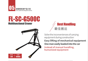 รถเครนยกขนาดเล็กแบบพกพาพับได้1 1ton 1000กก. 1.8ม. 1ตัน2ปี,รถเครนยกเครื่องยนต์รถยก - Product Image 3