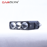 Feux auxiliaires 105W LED, mini phares de conduite, lampes antibrouillard étanches pour voiture, moto, accessoires automobiles, systèmes d'éclairage