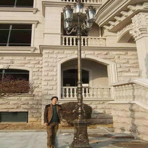 Rétro E27 IP65 de style <span class=keywords><strong>italien</strong></span> européen personnalisé en usine extérieur jardin paysage LED réverbère - Product Image 6