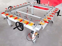 Precio barato Manual pantalla marco serigrafía malla Camilla seda máquina de estiramiento
