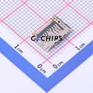 XKTF-7131-1 SD Card / Memory Card Connector SMD Connector Plug-In Type MicroSD Card (TF Card) Card Holder 1.15mm - Product Image 2