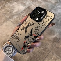 Coque de protection pour téléphone portable en plastique dur élégant pour iphone 17 Air 16 15 14 13 12 Pro Max Couverture arrière antichoc