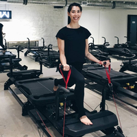 Máquina de Pilates Reformer de Bajo Impacto y Alta Intensidad con Resistencia de Resorte para Programas de Fitness Profesionales en Estudios Comerciales
