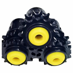 Kunststoff PVC Nylon Metall 2 Zoll Förderrollen-Komponenten Teile Lagerkappe Endabdeckung Gehäuse Endkappen - Product Image 5