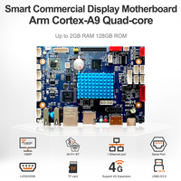 Rockchip RK3188 Placa BASE DE PANTALLA comercial Placa de desarrollo inteligente compatible con el sistema Android
