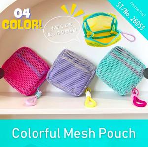 Qetesh Fashionable Mesh <b>Makeup</b> <b>Bag</b> Customization Lightweight Portable Travel Cosmetic Storage <b>Bag</b> with Strap - Product Image 3