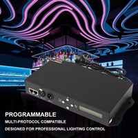 Controlador de Proyectos Aipin W-100C de 8 Puertos DMX 512, Decodificador de Señal Serial SPI RDM, Controlador Maestro para Tiras de Luces LED RGB de Voltaje Constante