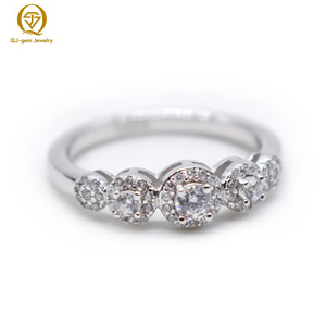 Low <b>Key</b> Luxury Platinum Women's <b>Ring</b> High Clarity Synthetic Diamond IGI Certified Custom Size/Free Inner <b>Engraving</b> for Gift - Product Image 1