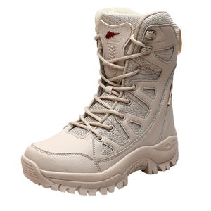Bottes de randonnée montantes pour hommes, tige synthétique, doublure en mesh respirant, bout rond, semelle extérieure en caoutchouc, semelle intermédiaire en EVA, toutes saisons - Product Image 1