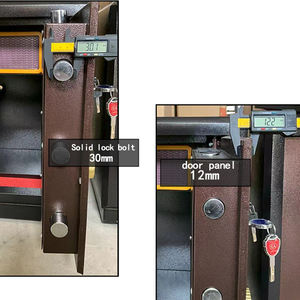 Antirrobo Seguridad digital Huella digital Seguro Incombustible Acero Metal Urna <span class=keywords><strong>Ahorro</strong></span> Banco <span class=keywords><strong>de</strong></span> monedas para objetos <span class=keywords><strong>de</strong></span> valor - Product Image 5