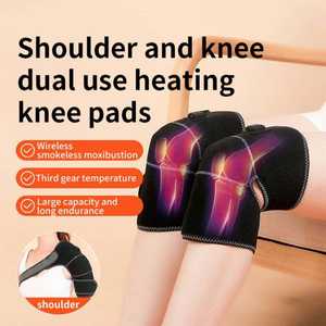 Coussin chauffant sans fil rechargeable pour le genou avec batterie de 1800 mAh pour soulager la douleur des articulations des jambes et des coudes et la thérapie thermique - Product Image 3