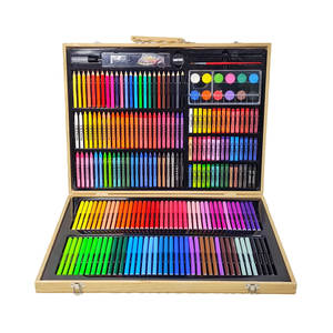 مجموعة ألوان خشبية للرسم والتلوين للأطفال المبتدئين, 245 عبوة ديلوكس ، هدية إبداعية ، من المصنع ، سوق GF للبيع بالجملة - Product Image 2