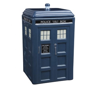 TARDIS de Doctor quien Cookie Jar colección cerámica Doctor que la caja de la policía con tapa 10 "h" - Product Image 3