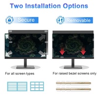 Filtre d'écran anti-reflets et anti-espion à double sens bloquant la lumière bleue pour moniteur LCD de bureau Lenovo 21,5 pouces 16:9