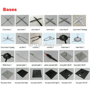 Drapeau <span class=keywords><strong>de</strong></span> plage <span class=keywords><strong>de</strong></span> haute qualité, bannière volante, mât en métal, base en croix - Product Image 5