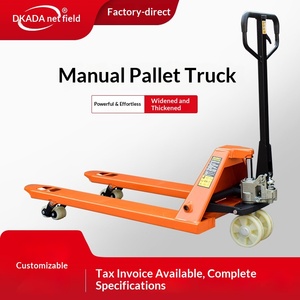 Truk Pengangkut Forklift Manual Baru yang Dapat Disesuaikan, Truk Pengangkut Pallet Hidrolik Jangkauan Tinggi 2 Ton 3 Ton Model Tebal dan Tahan Lama - Product Image 5