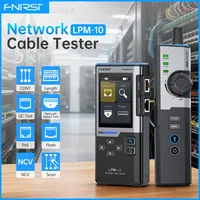 Localizador de Cables Inteligente FNIRSI LPM-10A, Rastreador de Líneas RJ45 RJ11, Medidor de Longitud, Puerto Flash, Anti-Interferencia, Pantalla a Color de 2.4 Pulgadas, 1% de Precisión