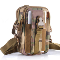 Sac banane tactique unisexe en tissu Oxford imperméable pour activités de plein air, idéal pour le camping, la course et la randonnée