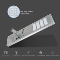 Lampe solaire LED tout-en-un Solarthon pour éclairage public, IP65, extérieur, 150W, capteur de mouvement intégré, batterie LiFePO4, garantie 3 ans