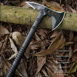 Hacha táctica de autodefensa para exteriores, acero inoxidable, registro multifunción, campo de <span class=keywords><strong>mano</strong></span>, operaciones de montaña, cuchillo de Camping OEM - Product Image 1
