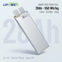 Batterie semi-solide à haute décharge ULi 550Wh/kg 3.84V 28Ah, batterie à haute densité énergétique, cellule Li-ion en pochette pour UAV/eVTOL